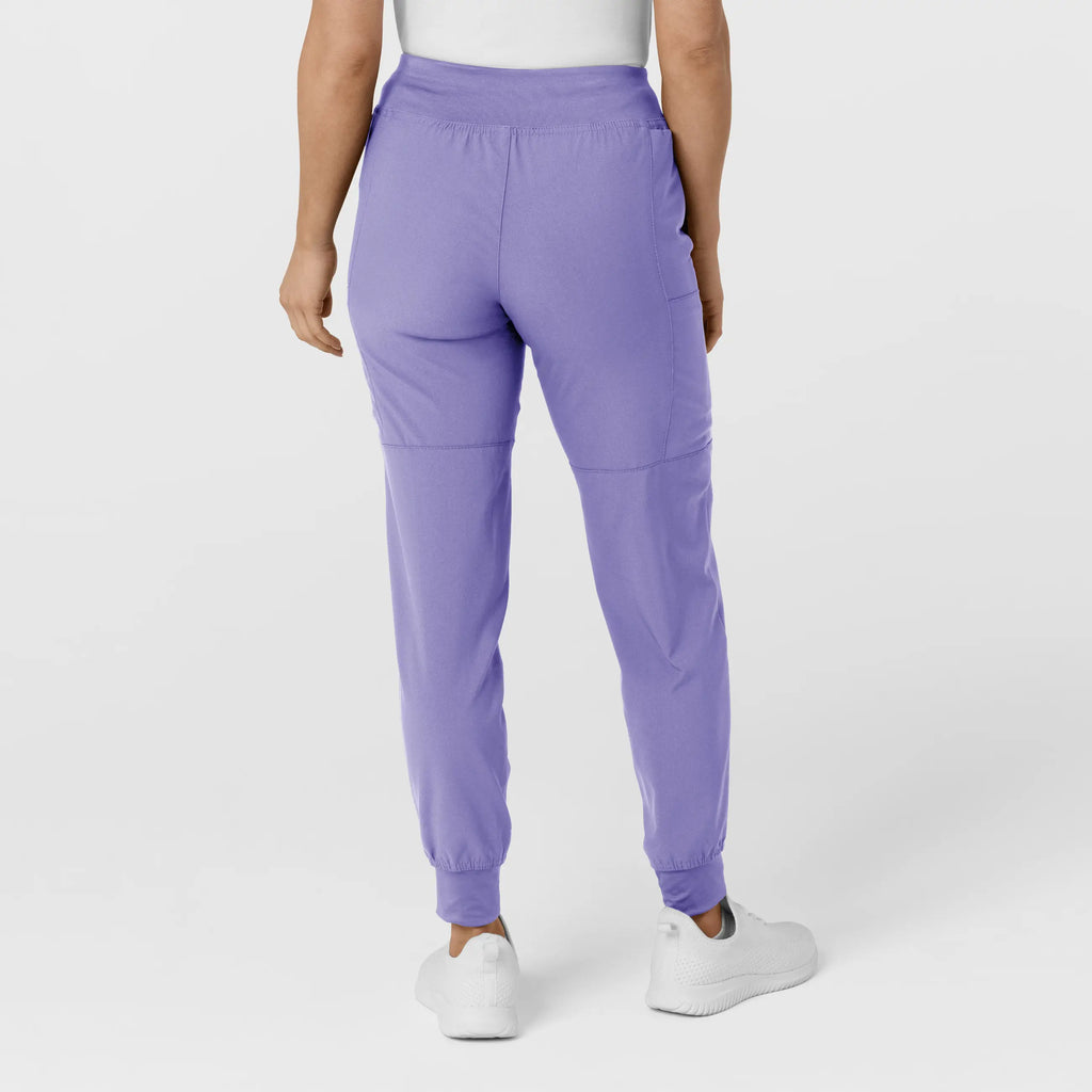 Wink Scrubs Women's Comfort Waist Cargo Jogger Scrub Pant Iris Purple | scrub-supply.com