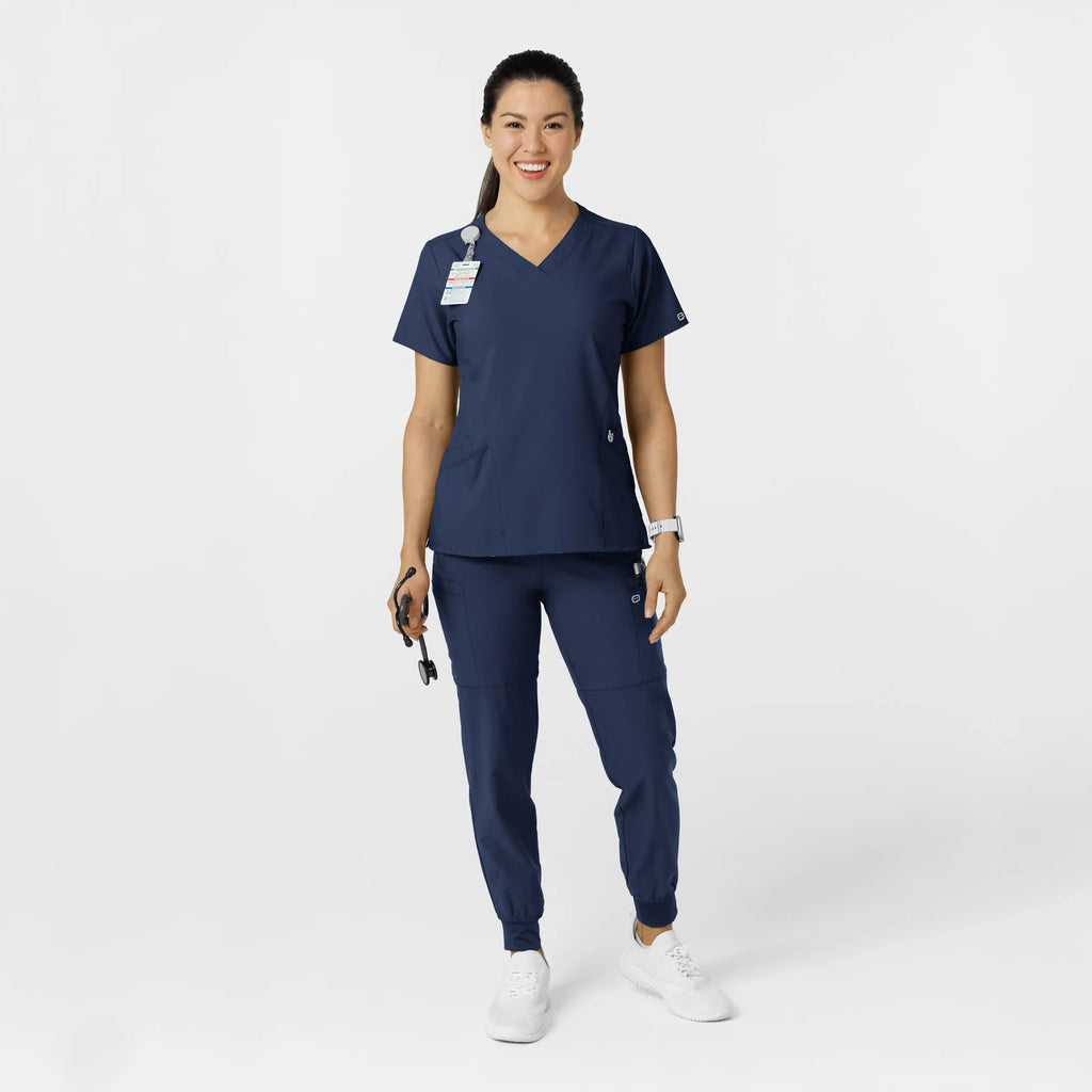 Wink Scrubs Women's Comfort Waist Cargo Jogger Scrub Pant Navy | scrub-supply.com