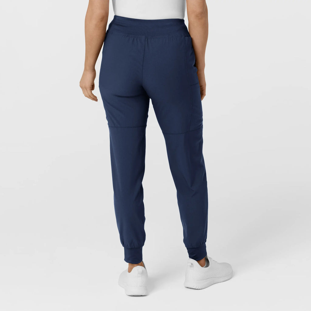 Wink Scrubs Women's Comfort Waist Cargo Jogger Scrub Pant Navy | scrub-supply.com