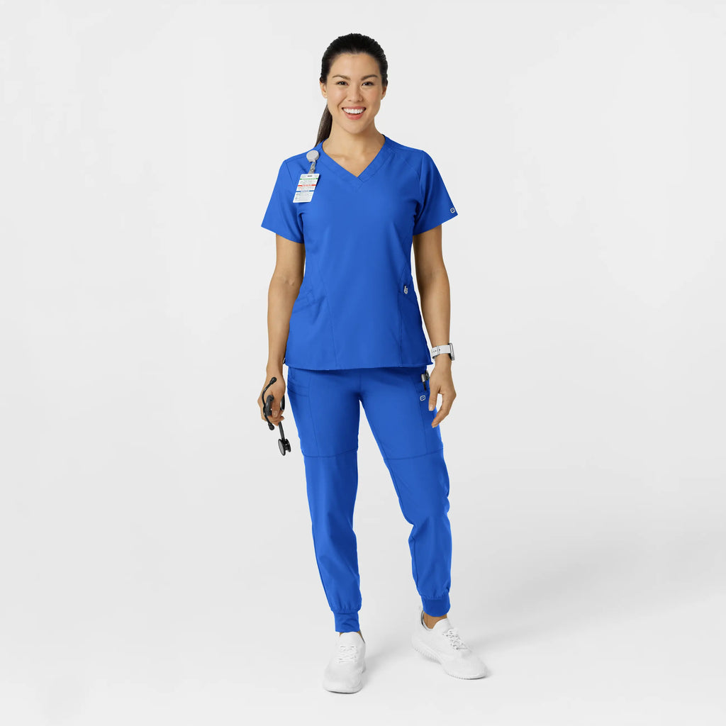 Wink Scrubs Women's Comfort Waist Cargo Jogger Scrub Pant Royal Blue | scrub-supply.com