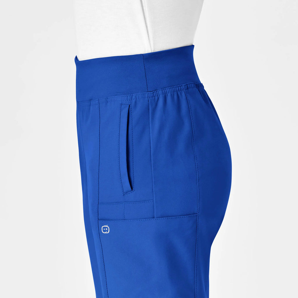 Wink Scrubs Women's Comfort Waist Cargo Jogger Scrub Pant Royal Blue | scrub-supply.com