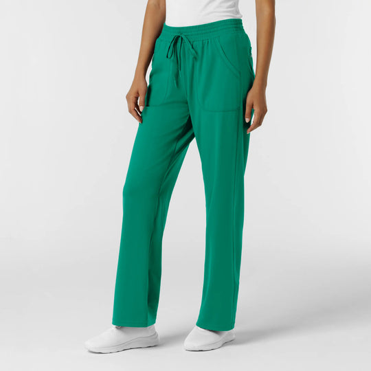 Wink Scrubs Women's RENEW Wide Leg Scrub Pant Bahama Breeze | scrub-supply.com