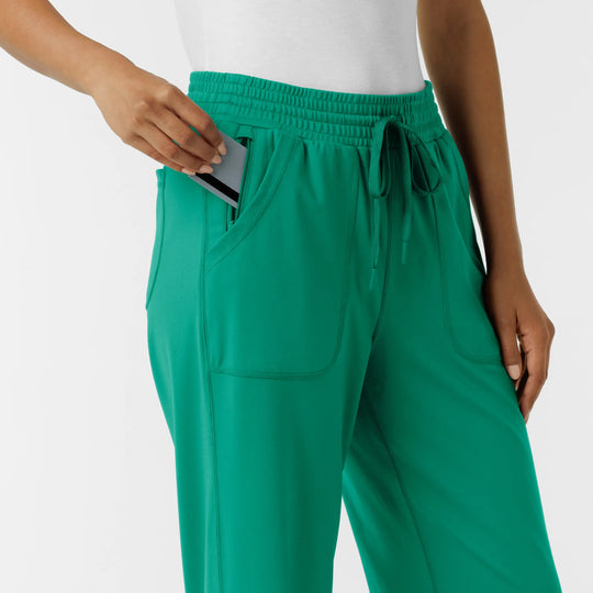 Wink Scrubs Women's RENEW Wide Leg Scrub Pant Bahama Breeze | scrub-supply.com