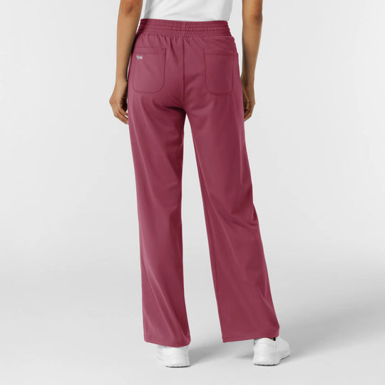 Wink Scrubs Women's RENEW Wide Leg Scrub Pant Carnation | scrub-supply.com