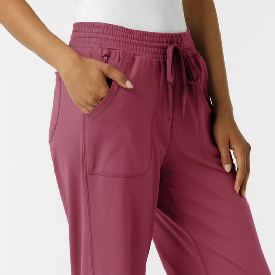 Wink Scrubs Women's RENEW Wide Leg Scrub Pant Carnation | scrub-supply.com
