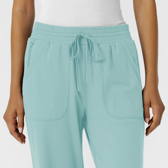 Wink Scrubs Women's RENEW Wide Leg Scrub Pant Coastal Blue | scrub-supply.com