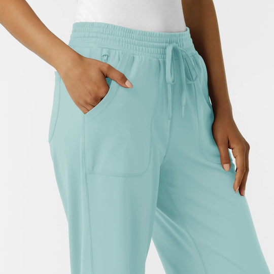 Wink Scrubs Women's RENEW Wide Leg Scrub Pant Coastal Blue | scrub-supply.com