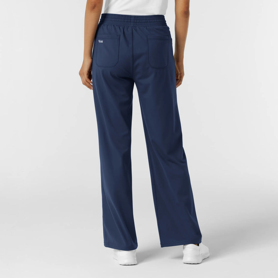 Wink Scrubs Women's RENEW Wide Leg Scrub Pant Navy | scrub-supply.com