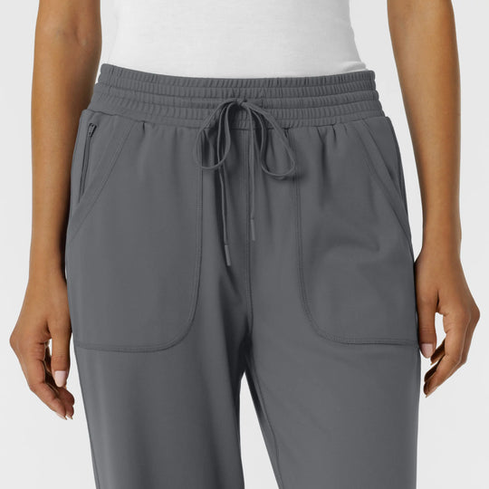 Wink Scrubs Women's RENEW Wide Leg Scrub Pant Pewter | scrub-supply.com