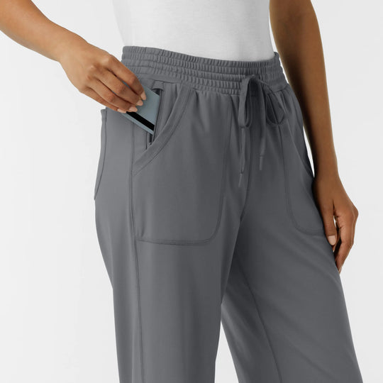 Wink Scrubs Women's RENEW Wide Leg Scrub Pant Pewter | scrub-supply.com