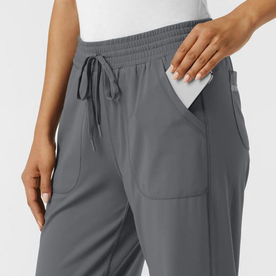 Wink Scrubs Women's RENEW Wide Leg Scrub Pant Pewter | scrub-supply.com