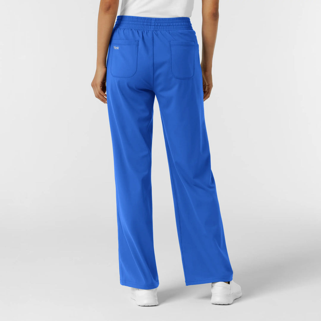 Wink Scrubs Women's RENEW Wide Leg Scrub Pant Royal Blue | scrub-supply.com