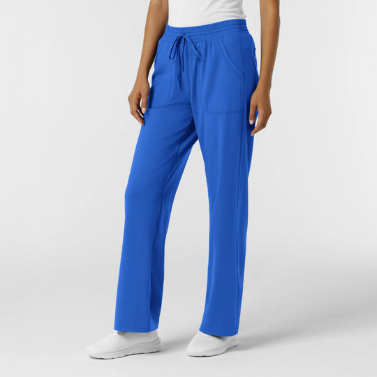 Wink Scrubs Women's RENEW Wide Leg Scrub Pant Royal Blue | scrub-supply.com