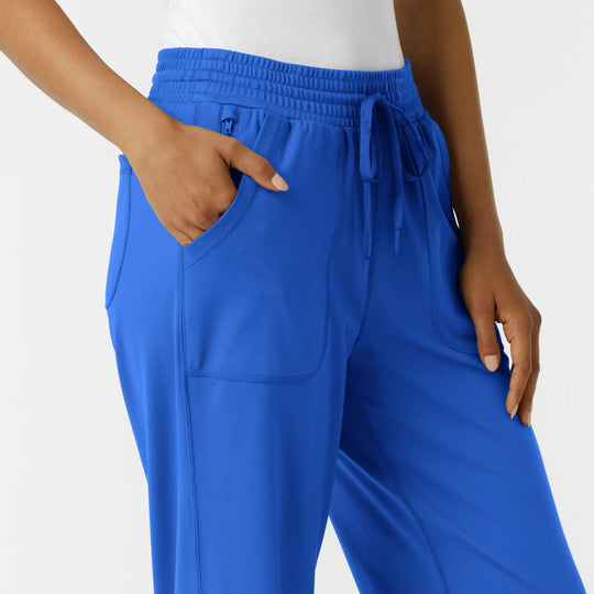 Wink Scrubs Women's RENEW Wide Leg Scrub Pant Royal Blue | scrub-supply.com