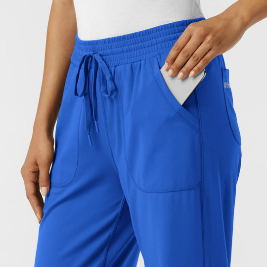 Wink Scrubs Women's RENEW Wide Leg Scrub Pant Royal Blue | scrub-supply.com