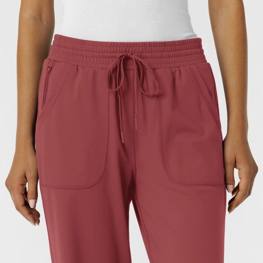 Wink Scrubs Women's RENEW Wide Leg Scrub Pant Ruby | scrub-supply.com