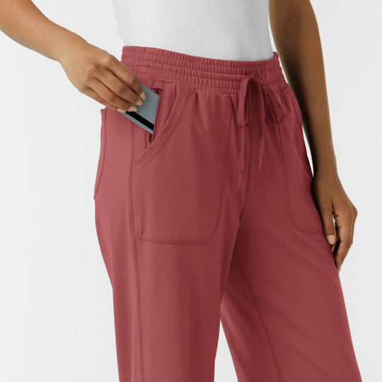 Wink Scrubs Women's RENEW Wide Leg Scrub Pant Ruby | scrub-supply.com