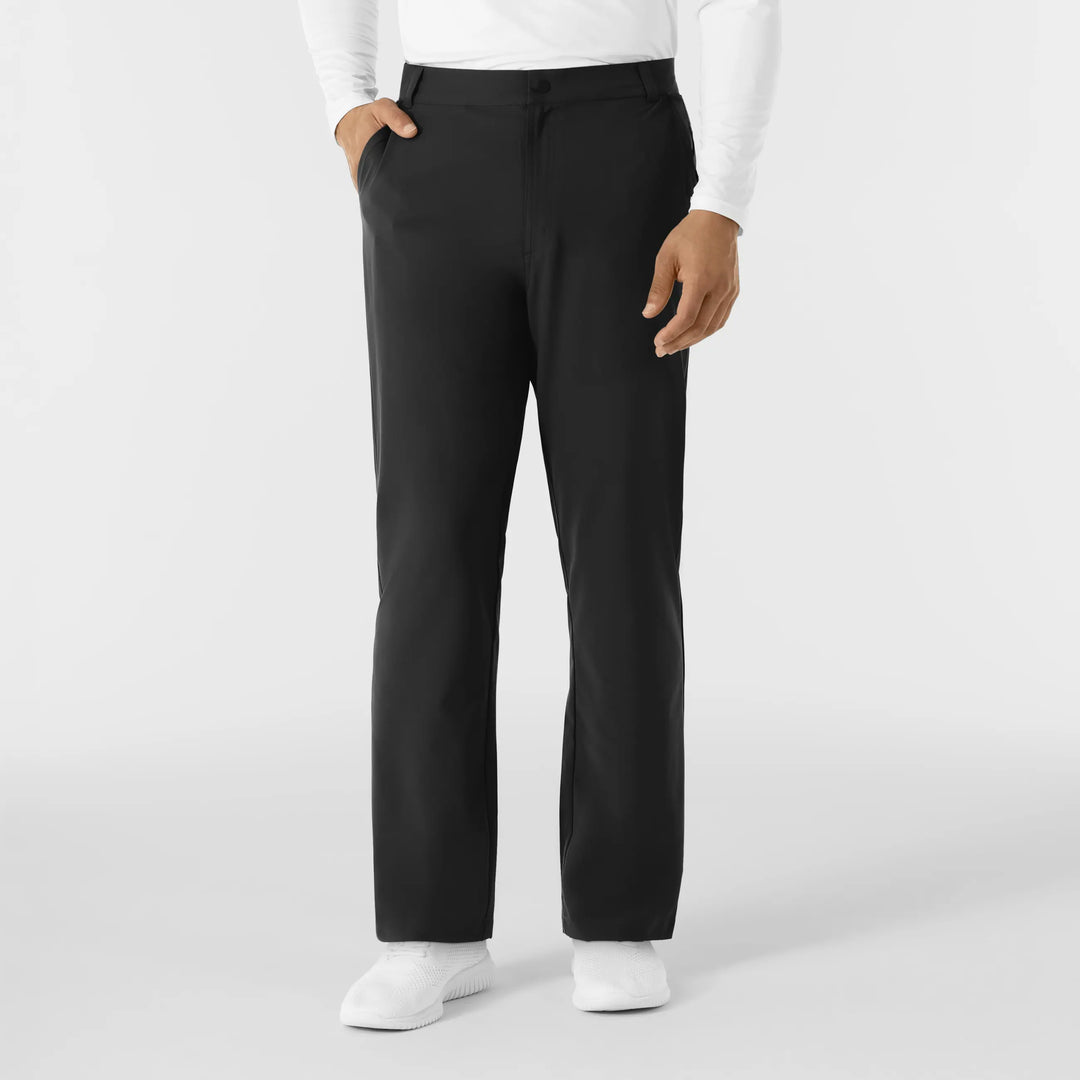 Wink Scrubs Men's Men’s Scrub Chino Pant Black | scrub-supply.com