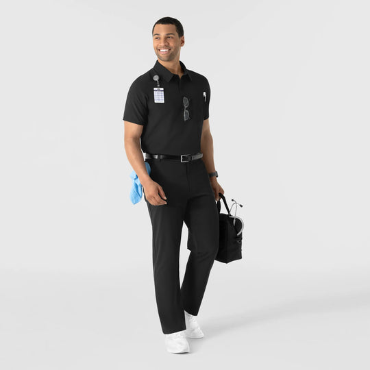 Wink Scrubs Men's Men’s Scrub Chino Pant Black | scrub-supply.com