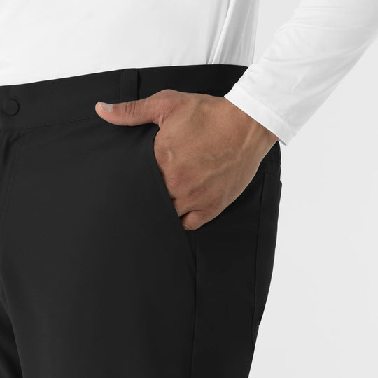 Wink Scrubs Men's Men’s Scrub Chino Pant Black | scrub-supply.com