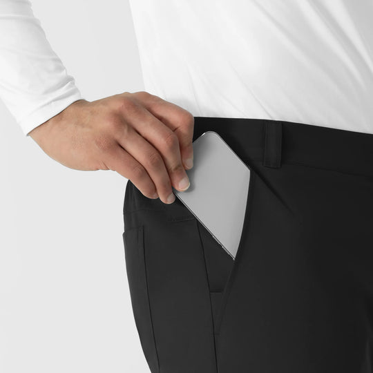 Wink Scrubs Men's Men’s Scrub Chino Pant Black | scrub-supply.com