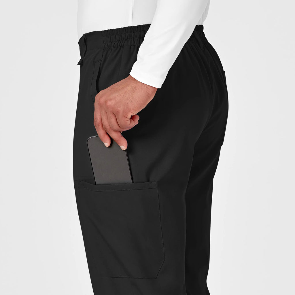 Wink Scrubs Men's PRO Cargo Scrub Pant Black | scrub-supply.com