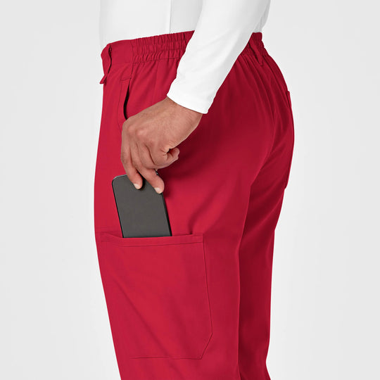 Wink Scrubs Men's PRO Cargo Scrub Pant Red | scrub-supply.com