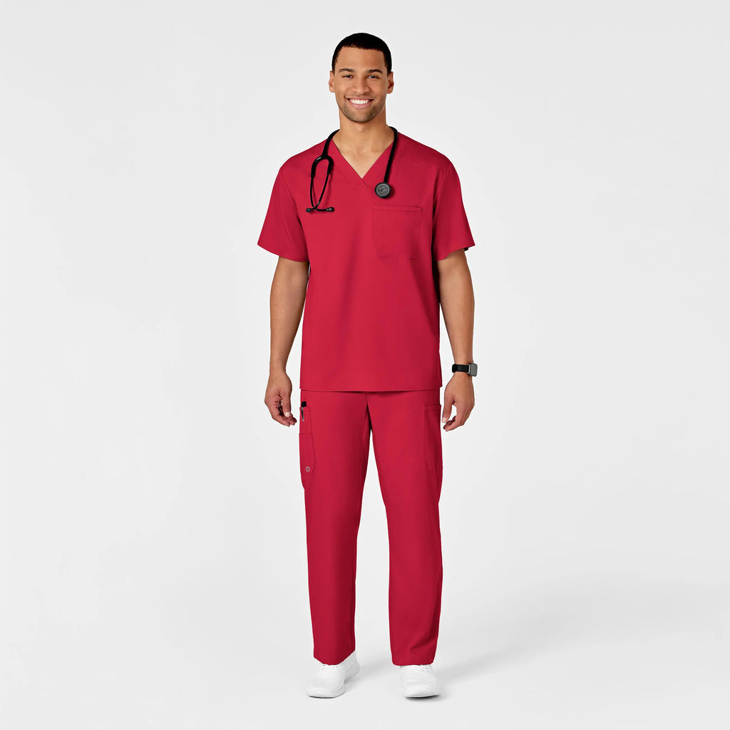 Wink Scrubs Men's PRO Cargo Scrub Pant Red | scrub-supply.com