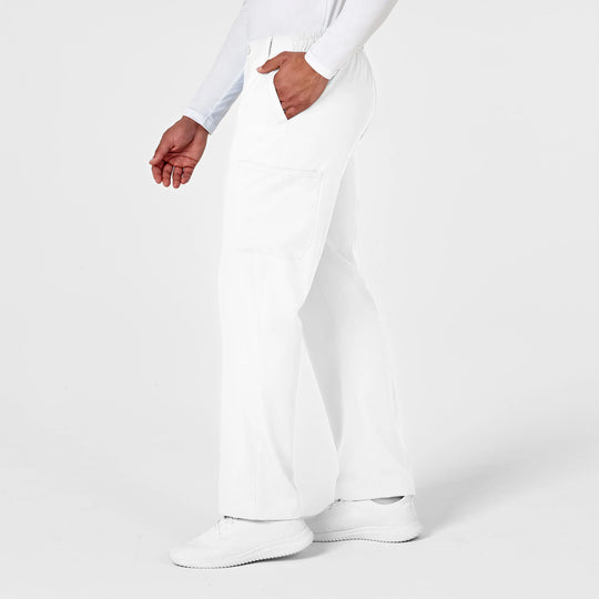 Wink Scrubs Men's PRO Cargo Scrub Pant White | scrub-supply.com