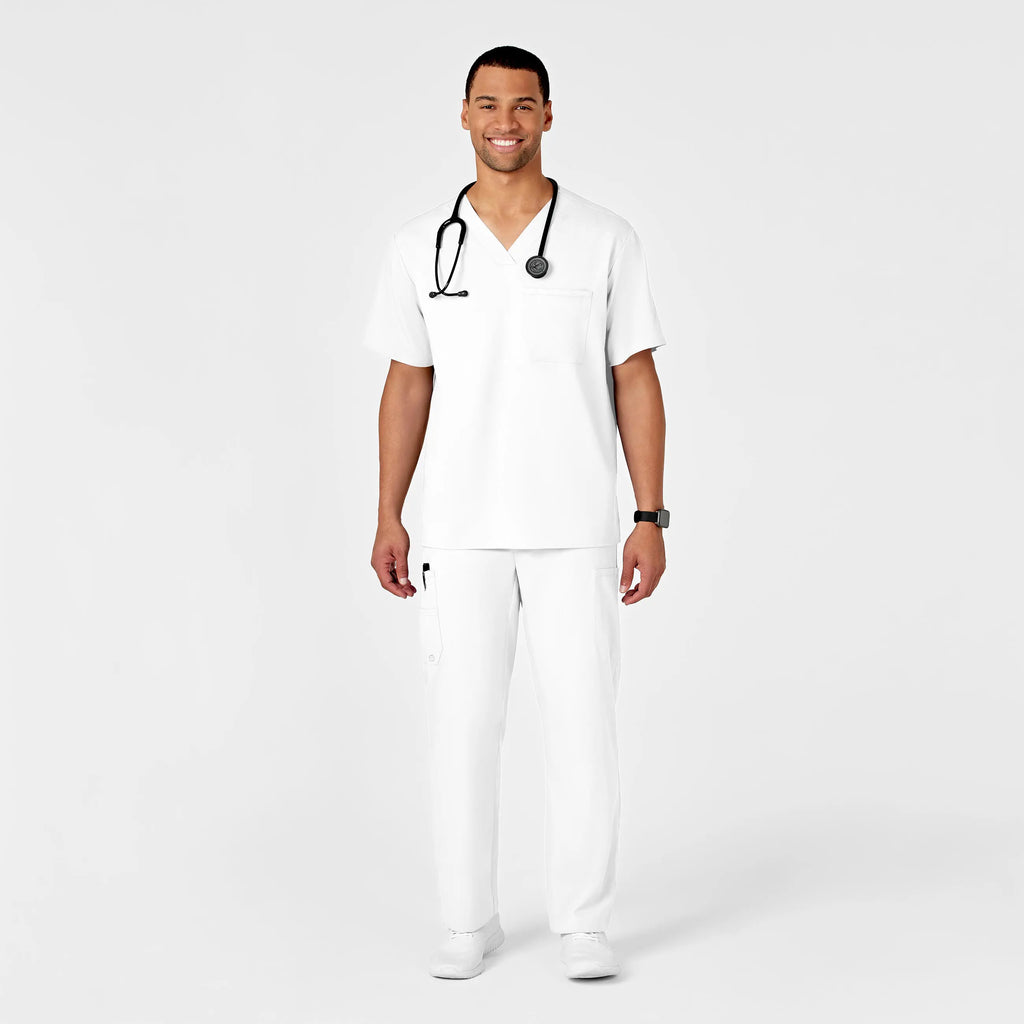 Wink Scrubs Men's PRO Cargo Scrub Pant White | scrub-supply.com