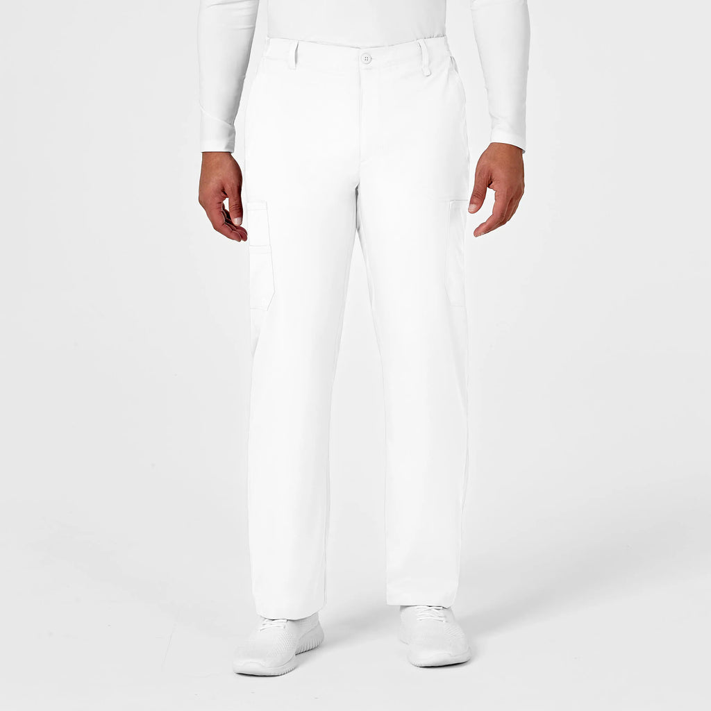 Wink Scrubs Men's PRO Cargo Scrub Pant White | scrub-supply.com