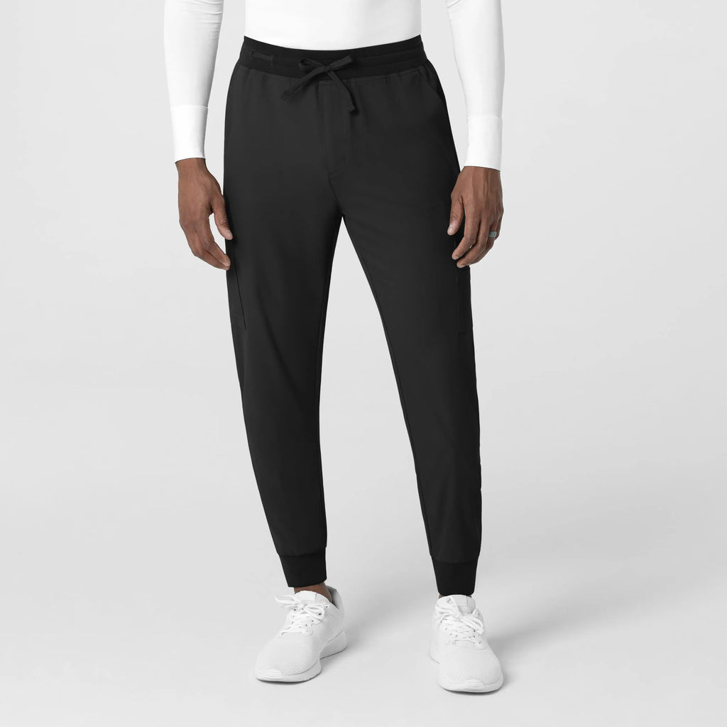 Wink Scrubs Men's Utility Jogger Scrub Pant Black | scrub-supply.com