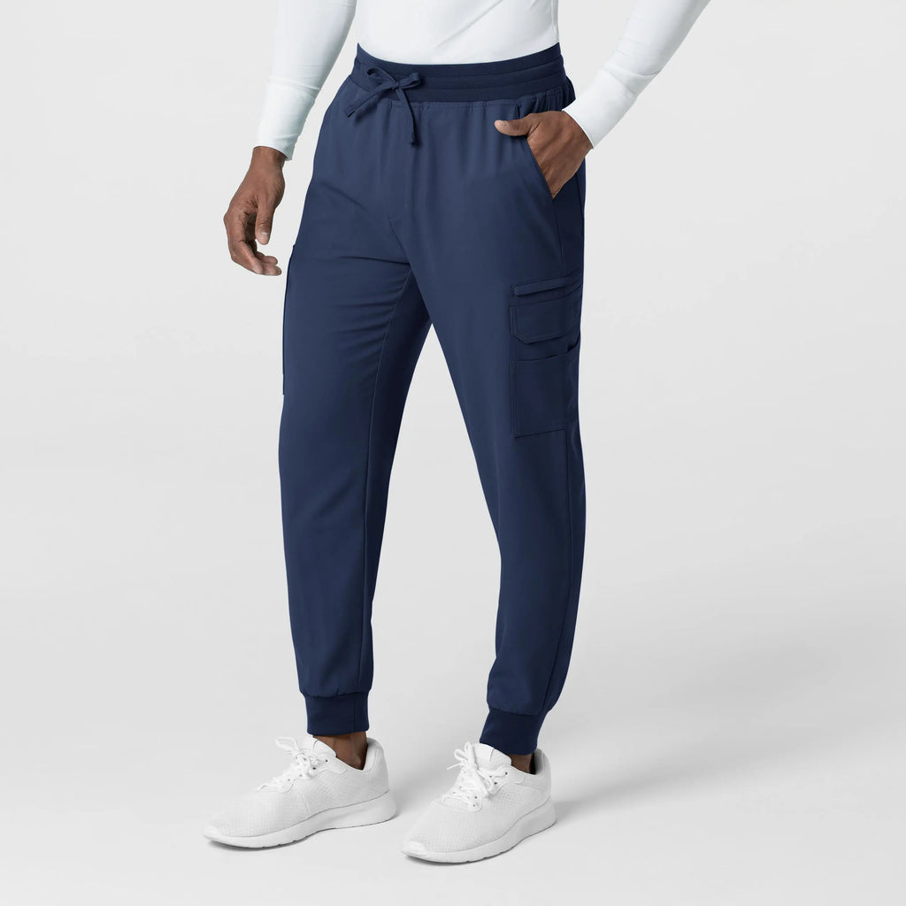 Wink Scrubs Men's Utility Jogger Scrub Pant Navy | scrub-supply.com