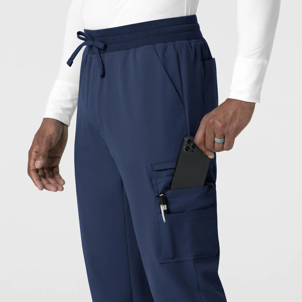 Wink Scrubs Men's Utility Jogger Scrub Pant Navy | scrub-supply.com