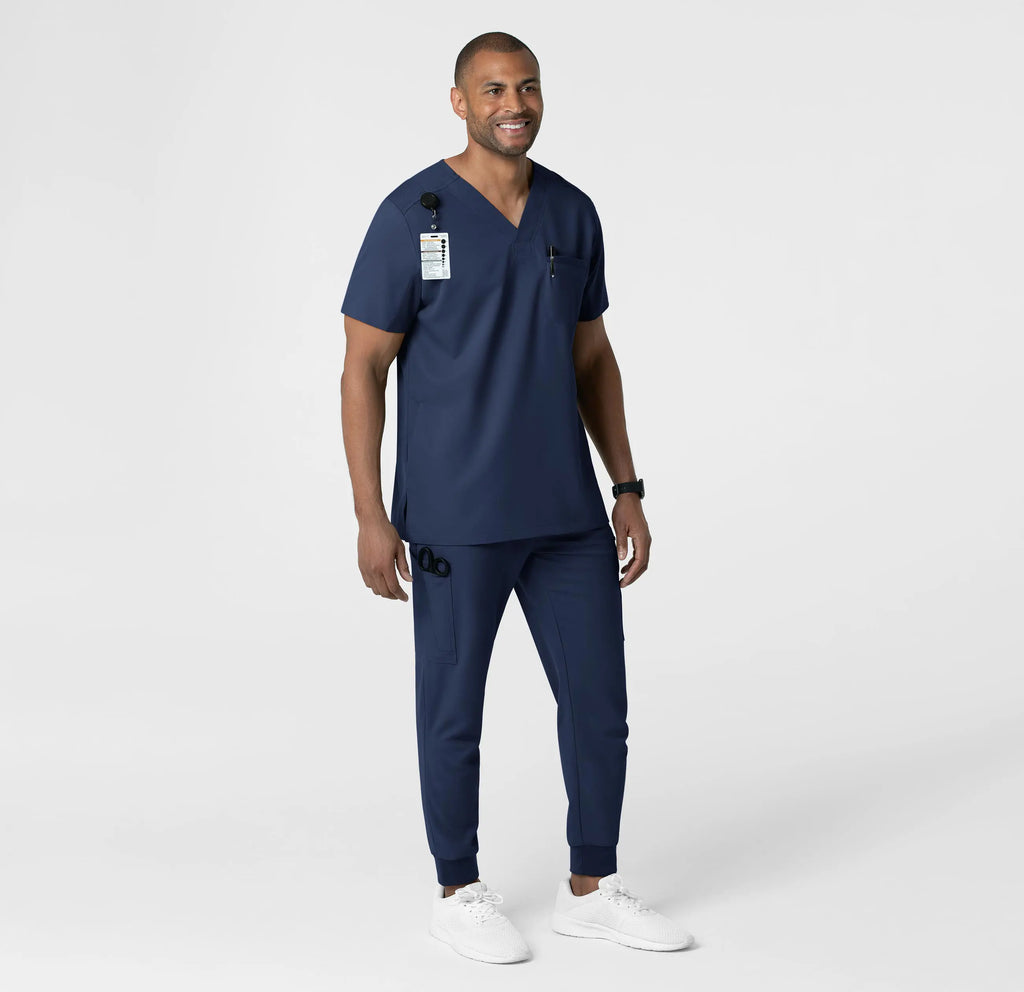 Wink Scrubs Men's Utility Jogger Scrub Pant Navy | scrub-supply.com