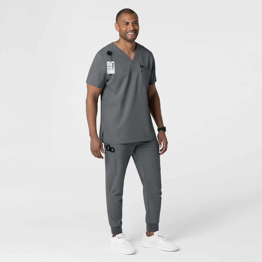 Wink Scrubs Men's Utility Jogger Scrub Pant Pewter | scrub-supply.com