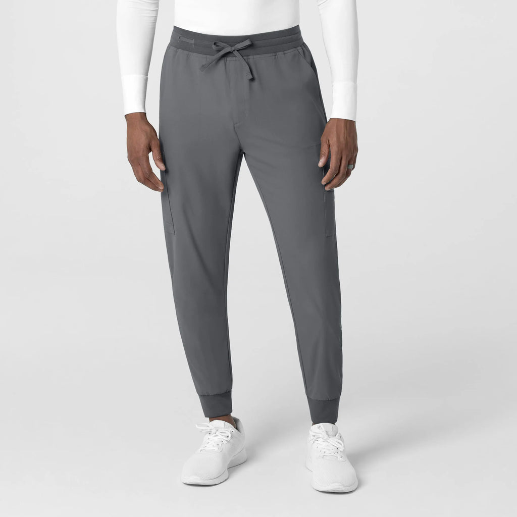 Wink Scrubs Men's Utility Jogger Scrub Pant Pewter | scrub-supply.com