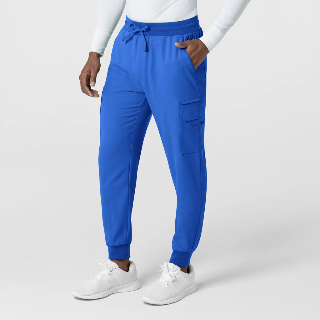 Wink Scrubs Men's Utility Jogger Scrub Pant Royal Blue | scrub-supply.com