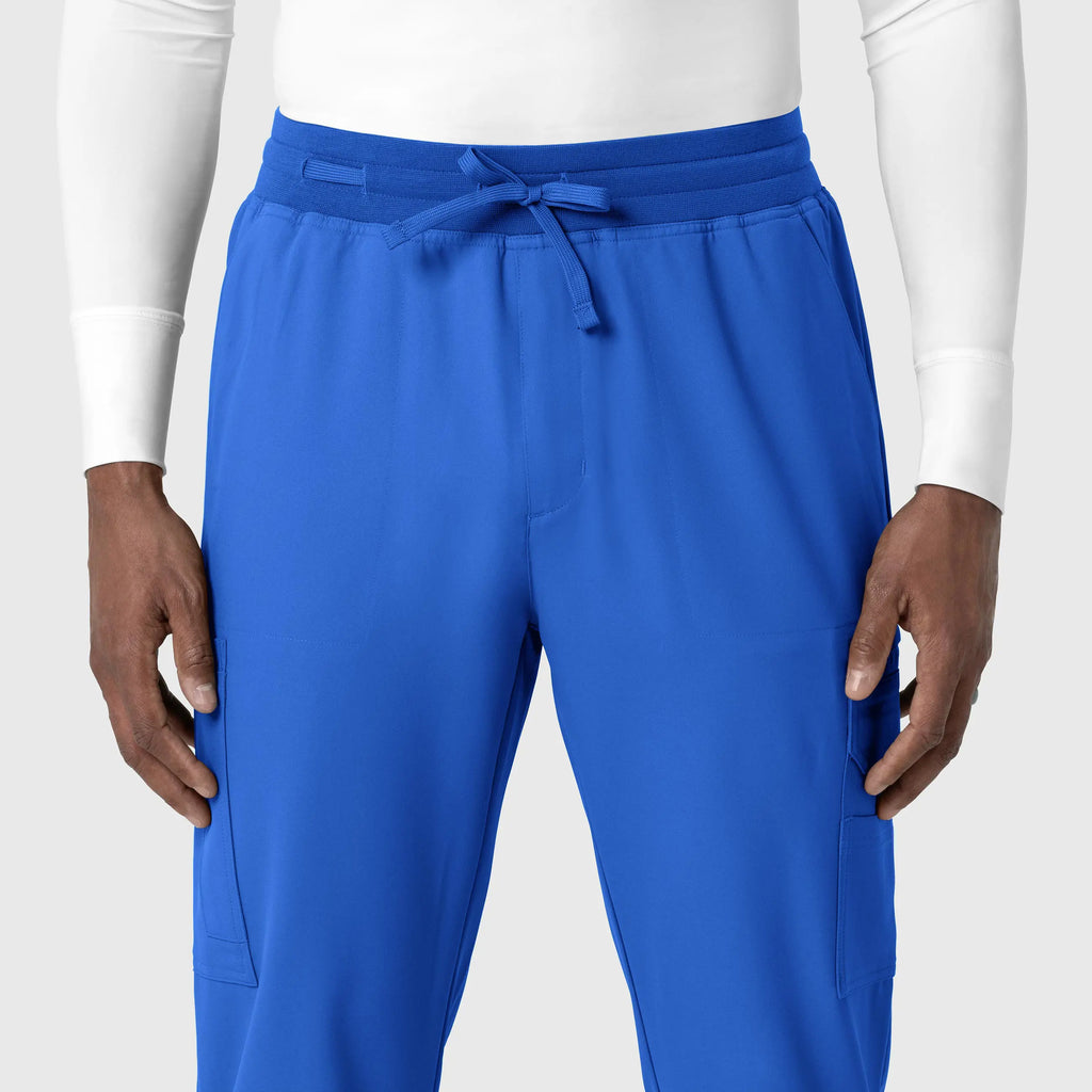 Wink Scrubs Men's Utility Jogger Scrub Pant Royal Blue | scrub-supply.com