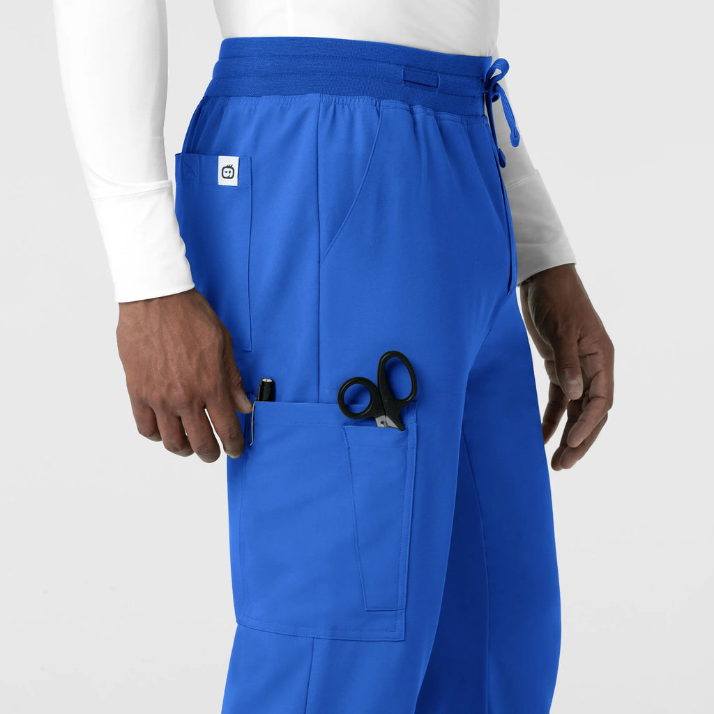 Wink Scrubs Men's Utility Jogger Scrub Pant Royal Blue | scrub-supply.com