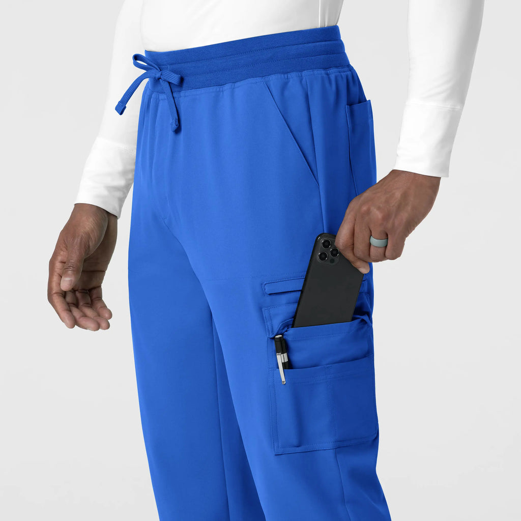 Wink Scrubs Men's Utility Jogger Scrub Pant Royal Blue | scrub-supply.com