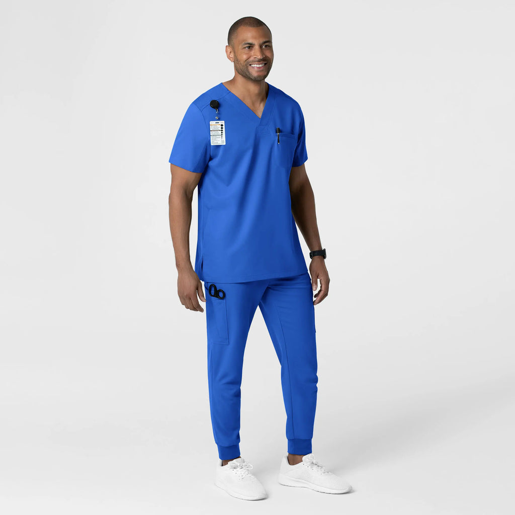 Wink Scrubs Men's Utility Jogger Scrub Pant Royal Blue | scrub-supply.com