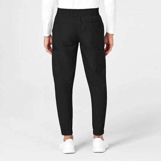 Wink Scrubs Men's W123 Cargo Jogger Scrub Pant Black | scrub-supply.com