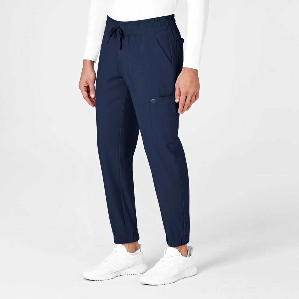 Wink Scrubs Men's W123 Cargo Jogger Scrub Pant Navy | scrub-supply.com