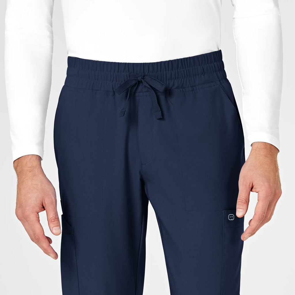 Wink Scrubs Men's W123 Cargo Jogger Scrub Pant Navy | scrub-supply.com