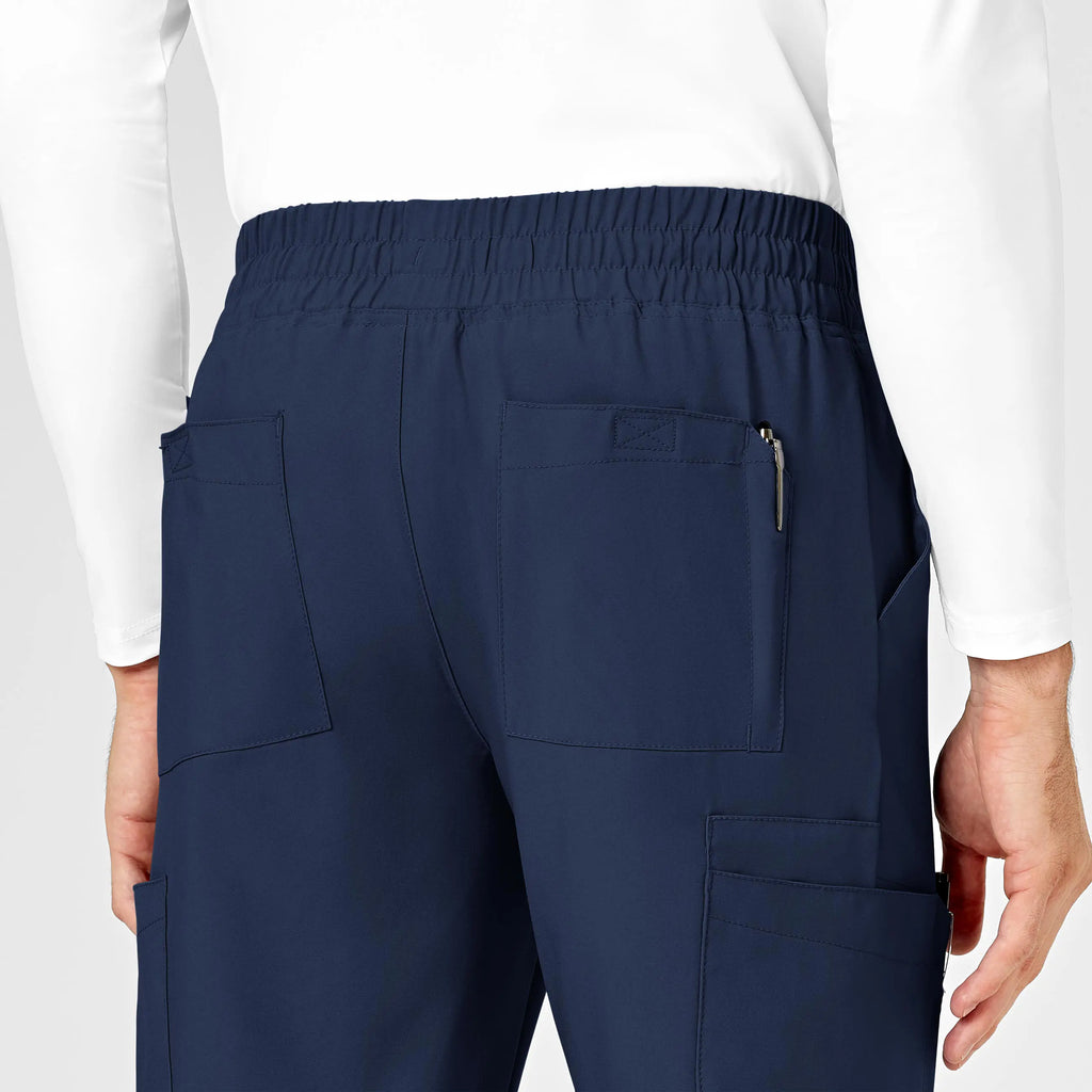 Wink Scrubs Men's W123 Cargo Jogger Scrub Pant Navy | scrub-supply.com