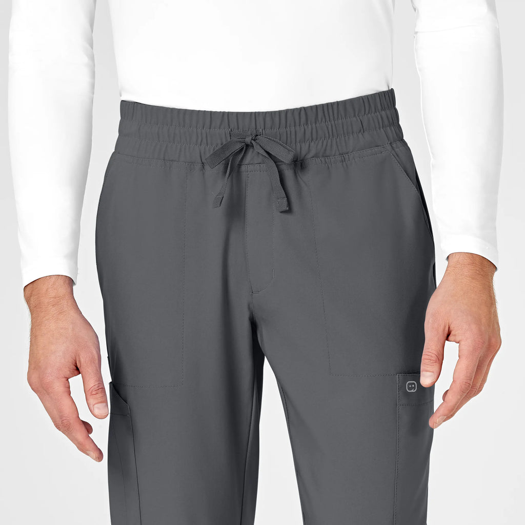 Wink Scrubs Men's W123 Cargo Jogger Scrub Pant Pewter | scrub-supply.com