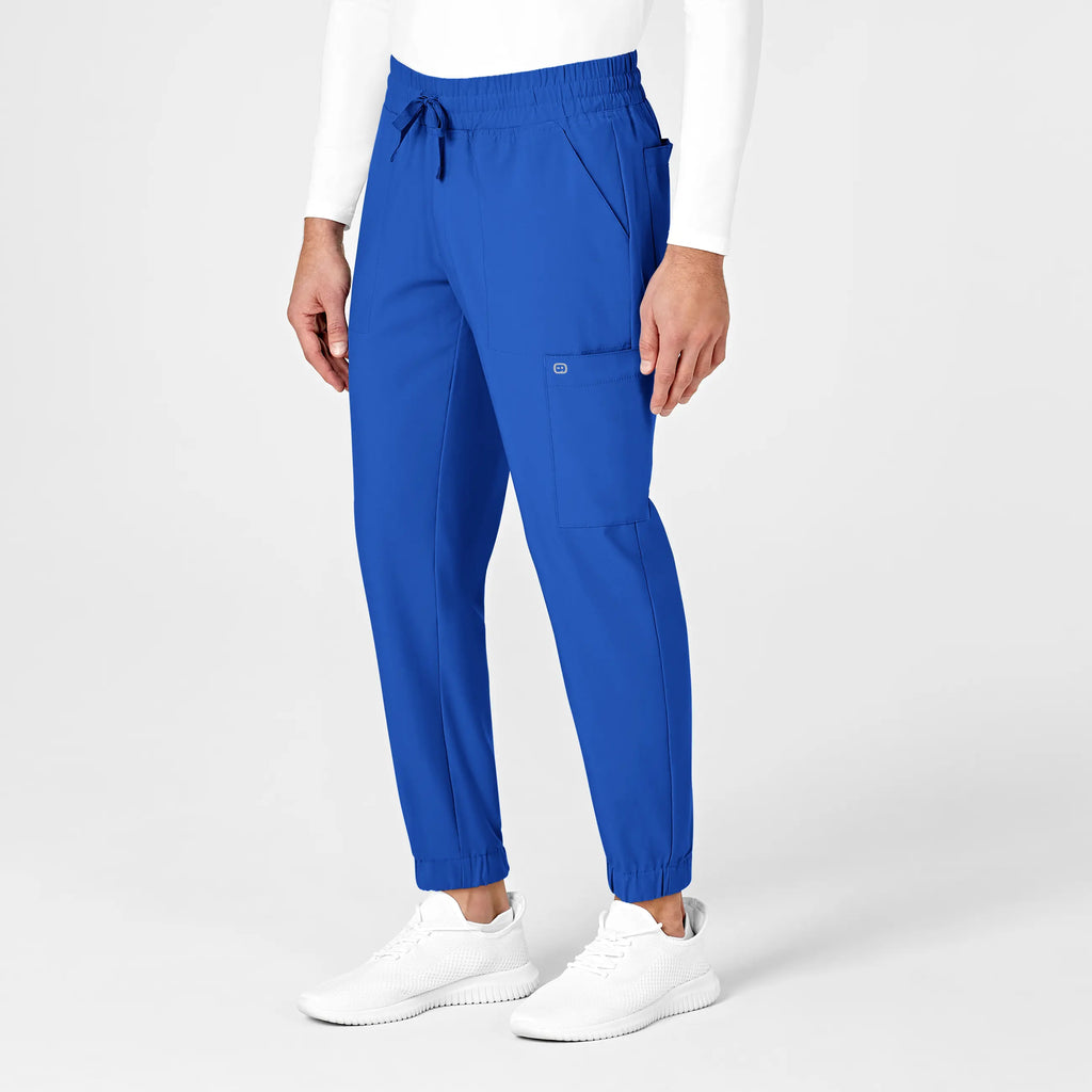 Wink Scrubs Men's W123 Cargo Jogger Scrub Pant Royal Blue | scrub-supply.com