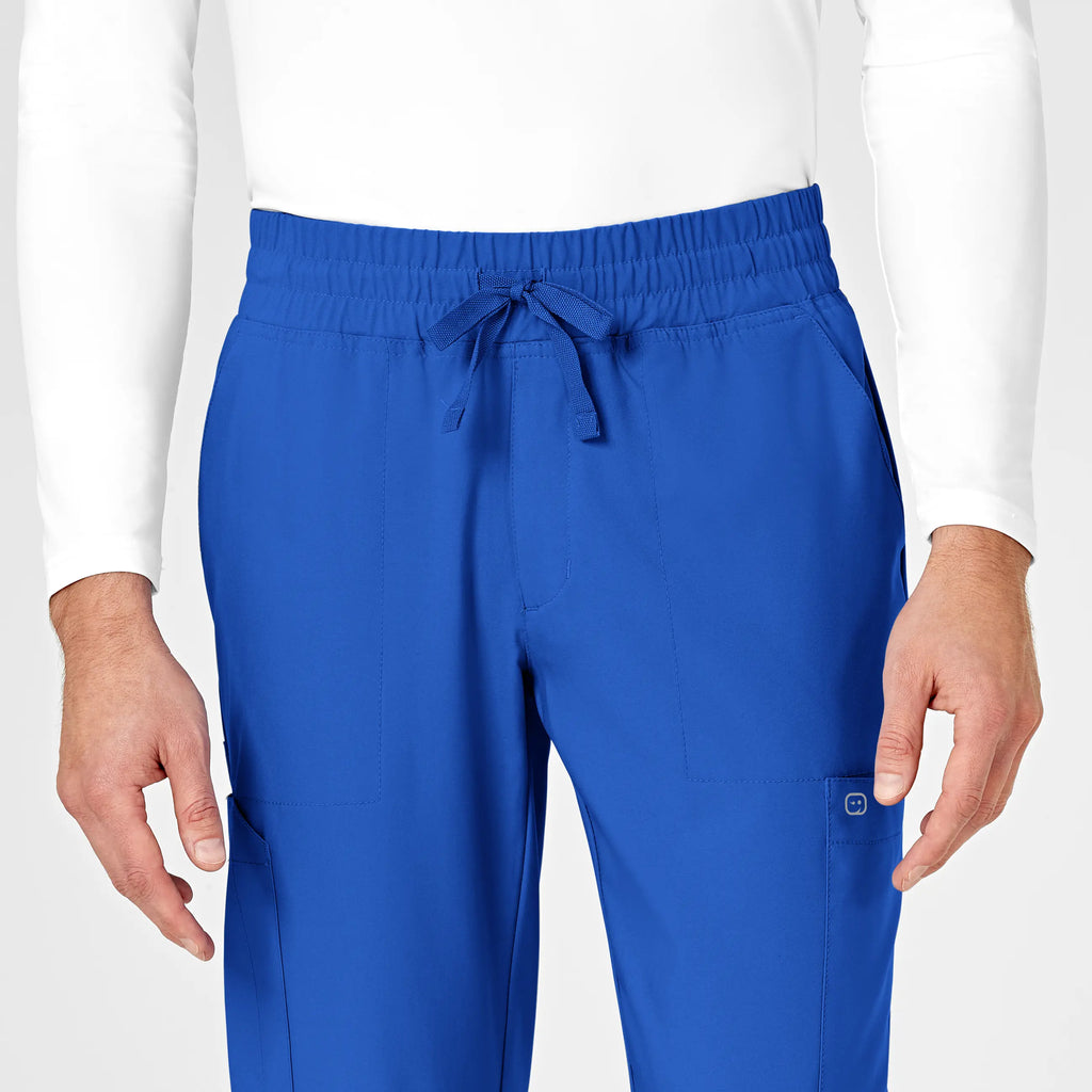 Wink Scrubs Men's W123 Cargo Jogger Scrub Pant Royal Blue | scrub-supply.com