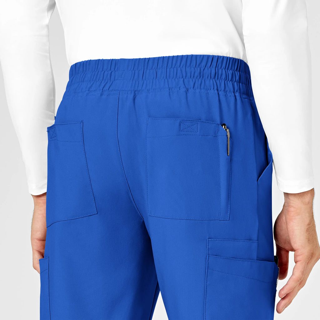 Wink Scrubs Men's W123 Cargo Jogger Scrub Pant Royal Blue | scrub-supply.com